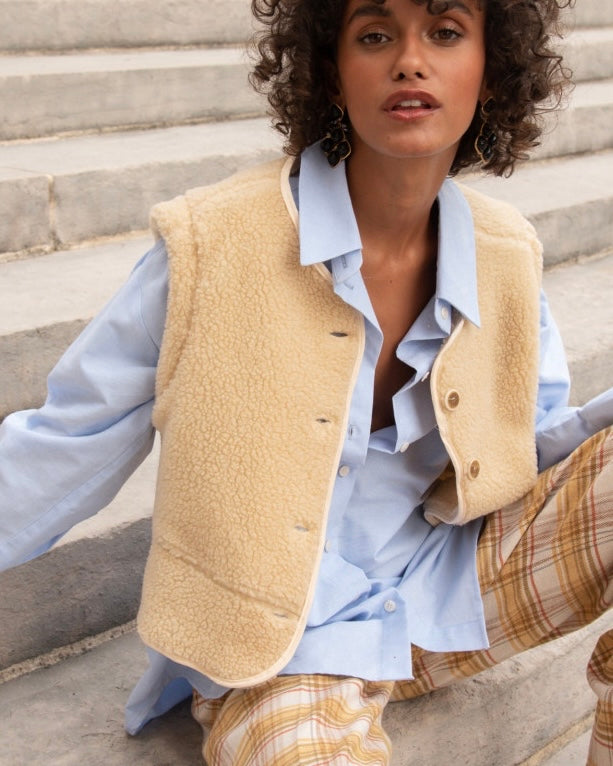 Gilet Livy écru