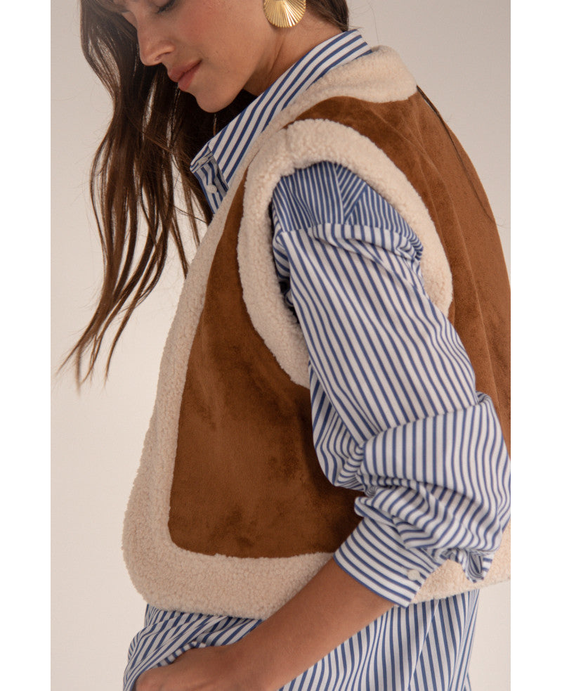 Gilet Tom camel