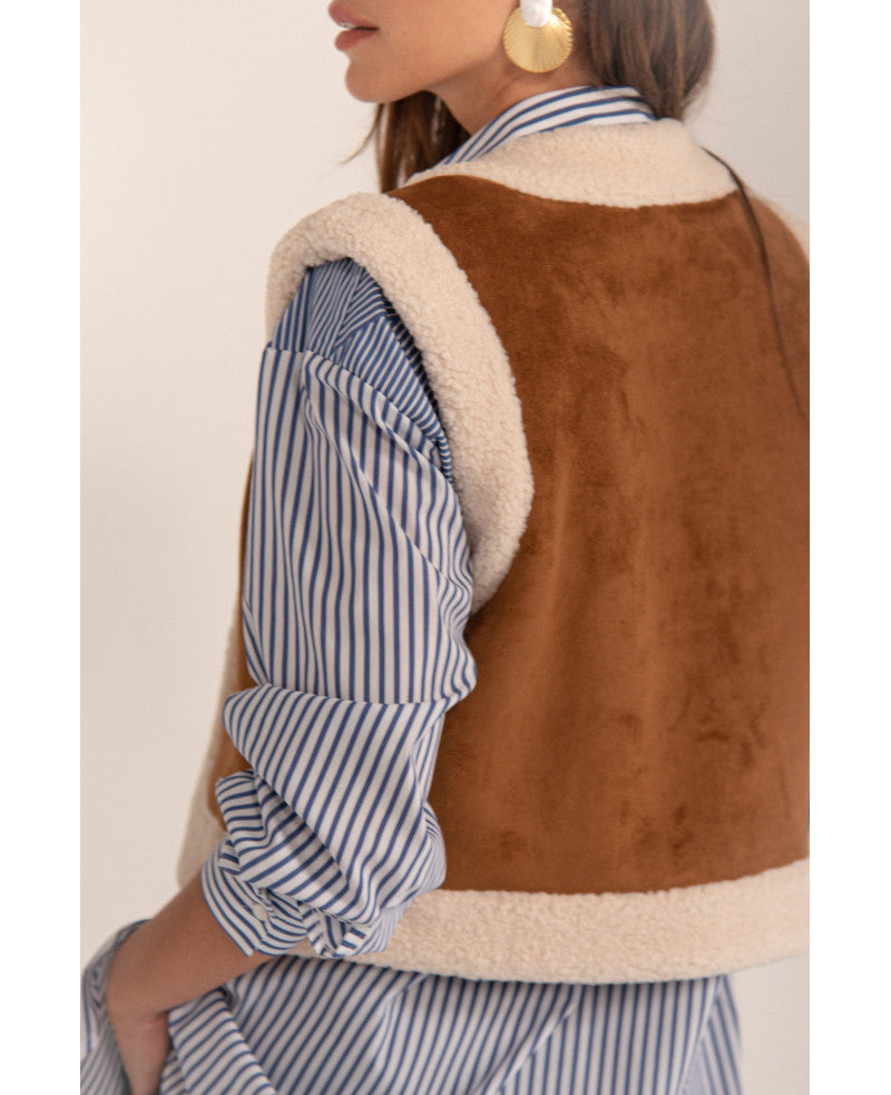 Gilet Tom camel