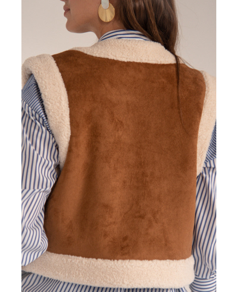 Gilet Tom camel