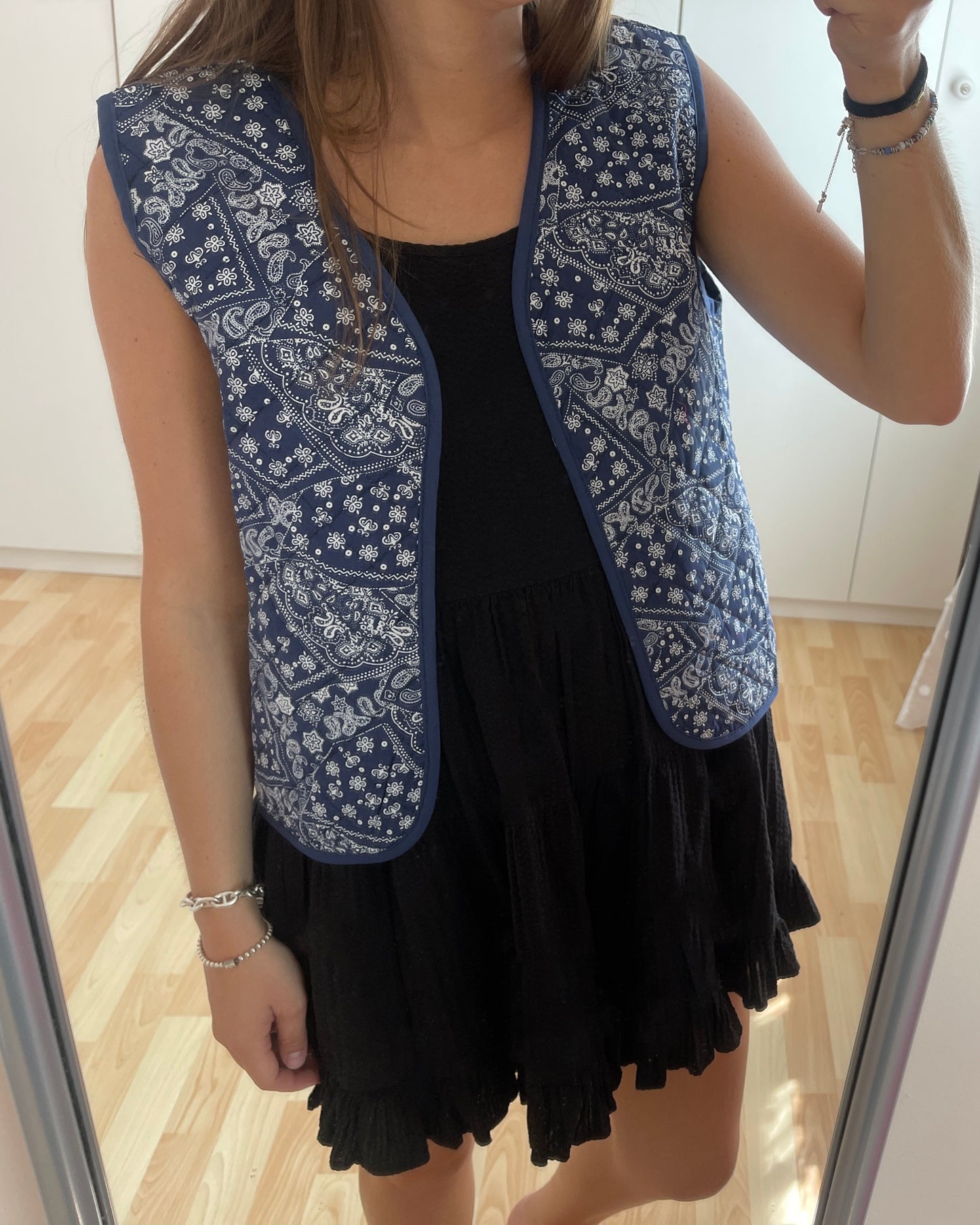 Veste sans manches motifs bandana