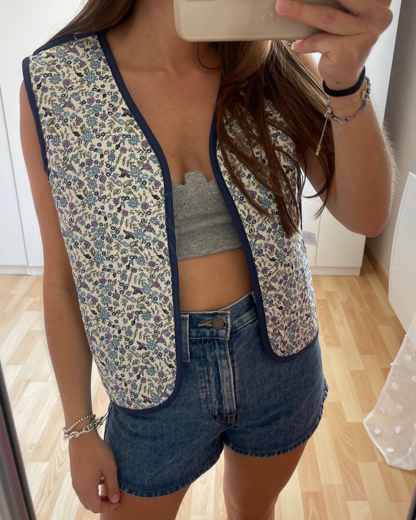 Veste sans manches motifs bandana