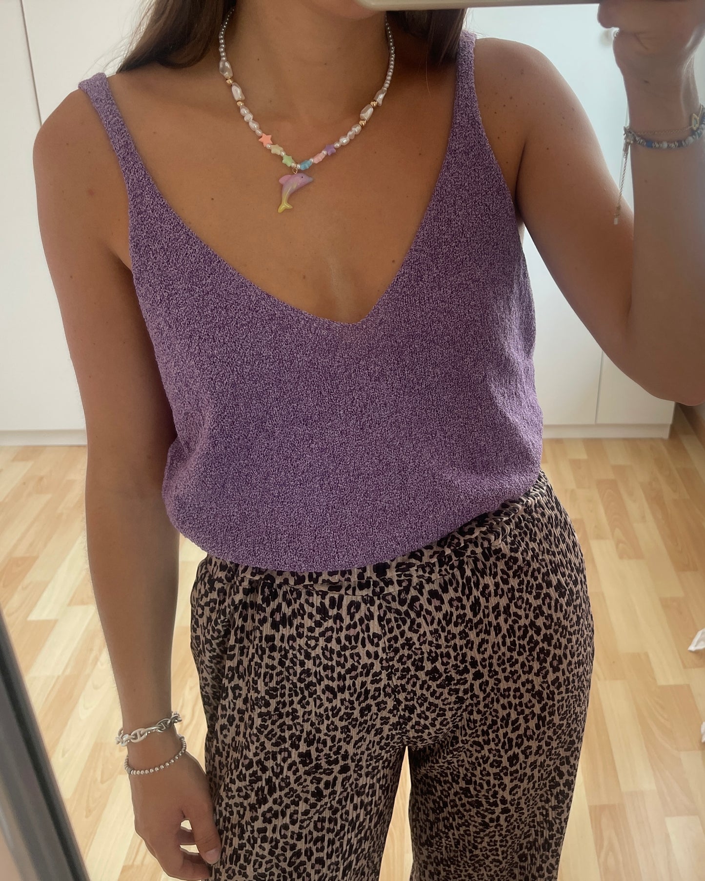 Top Olympia violet