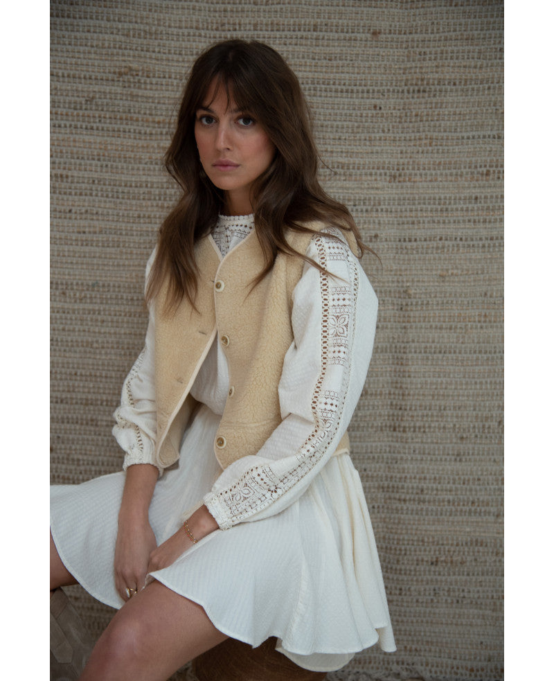 Gilet Livy écru