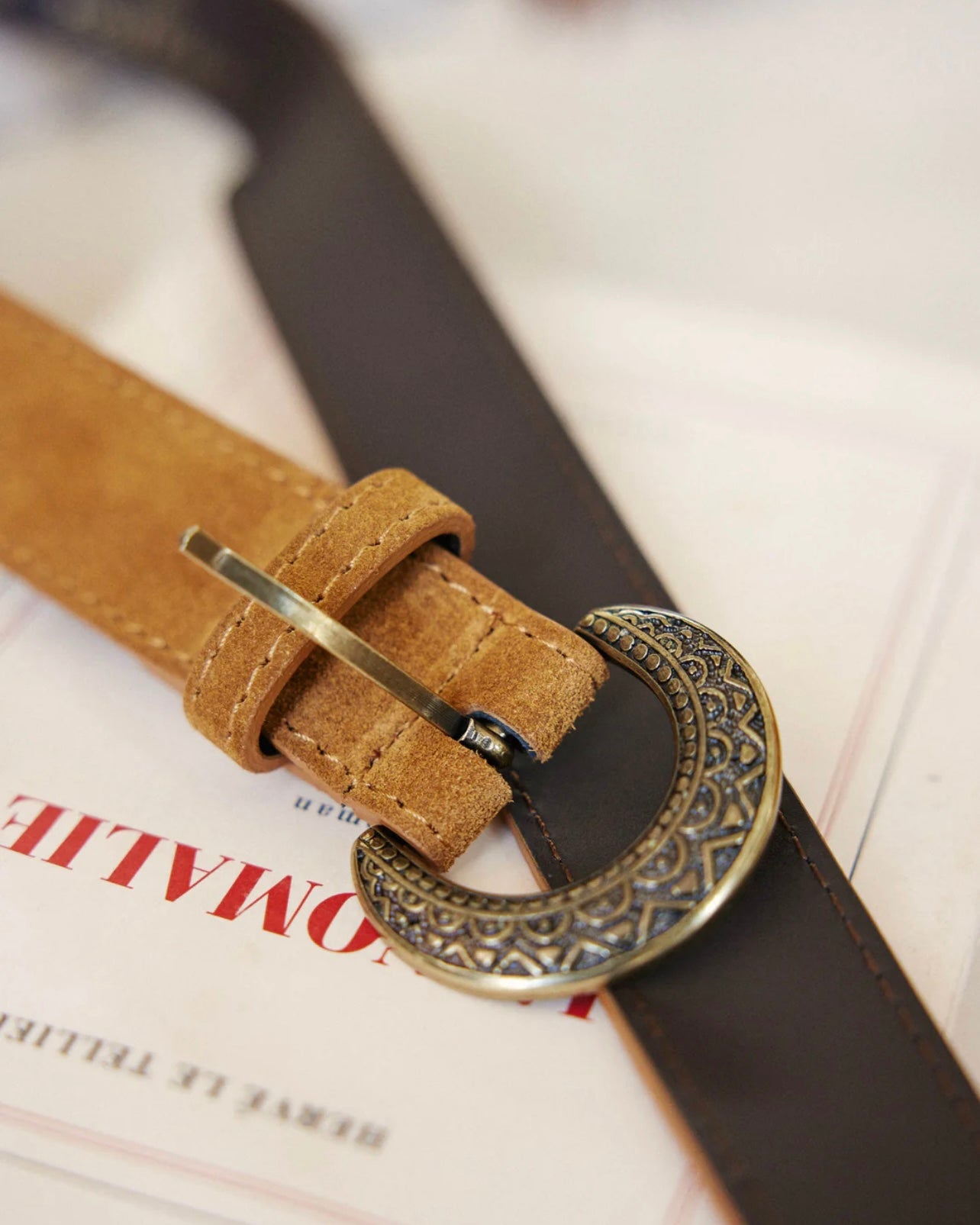 Ceinture Vivian camel