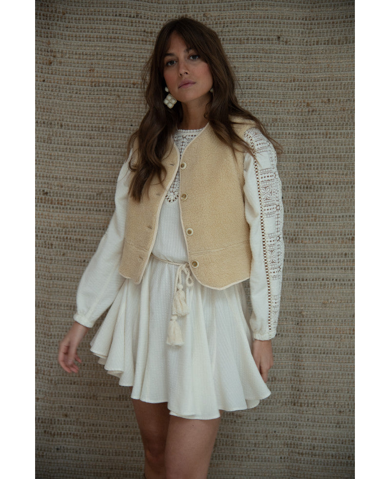 Gilet Livy écru