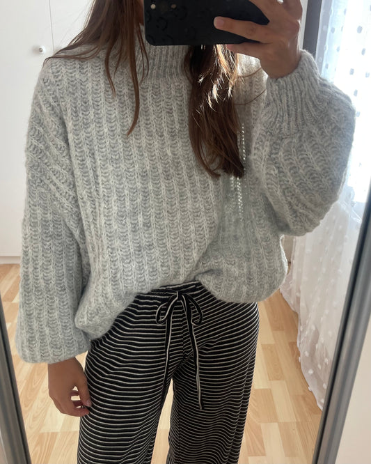 Pull doudou gris