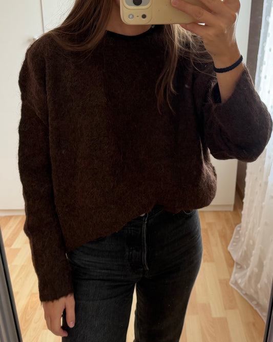 Pull Elio marron